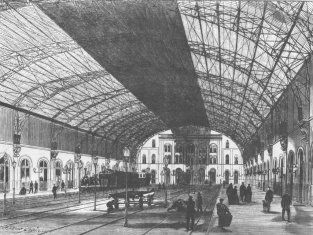 Ostbahnhof in Berlin (Innenansicht)
